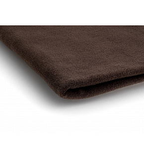 Látka Microfleece barva tm. hnědá  1,55 m x 0,33 m