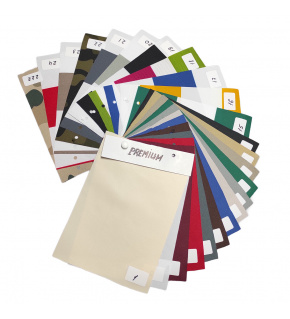 Vzorník voděodolných látek Premium PU, 15x20 cm