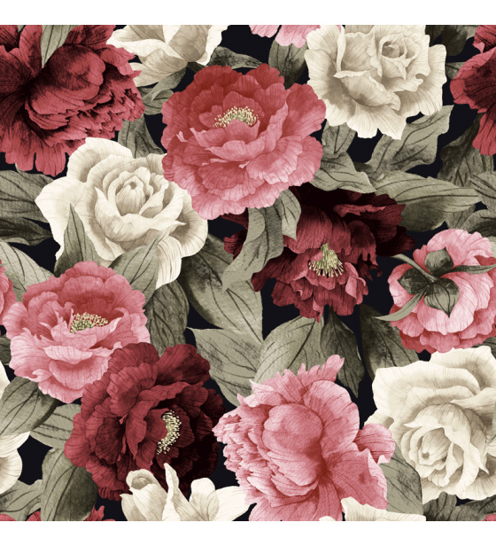 Velurové potahové látky s potiskem vzor 401067-101