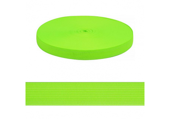 Lemovací proužek PES 20 mm barva neo zelená