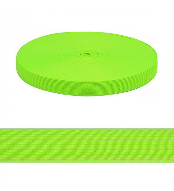 Lemovací proužek PES 20 mm barva neo zelená
