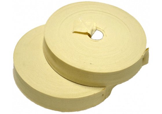 Lemovací proužek  PES 40 mm  barva ecru 