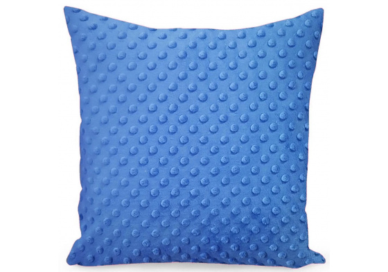 Povlak na polštářek mikroplyš 40X40 cm, barva Modrá