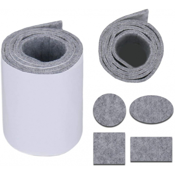 Samolepicí technický filc 4,5 mm barva šedá