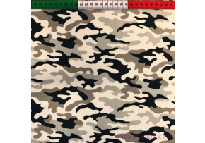 Bavlněná látka Moro Běžové