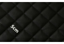Ekokůže barva černá prošívaná, koženka metráž
