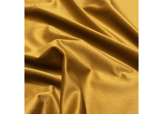 Velurová potahová látka, Velluto, Horčicová