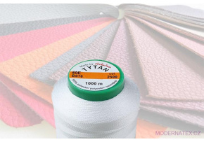 Čalounická šicí nitě TYTAN 60E 1000 m bílé barva 2500