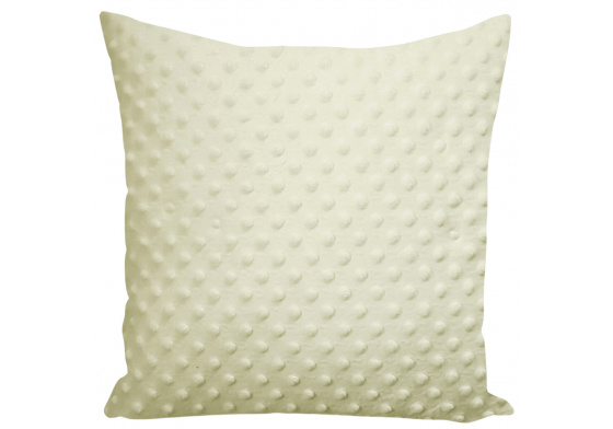 Povlak na polštářek mikroplyš 40X40 cm, barva Krémová
