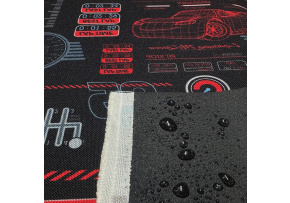 Nepromokavá látka Kodura PVC zátěr 600D, 360 g/m², šíře 150 cm, auta