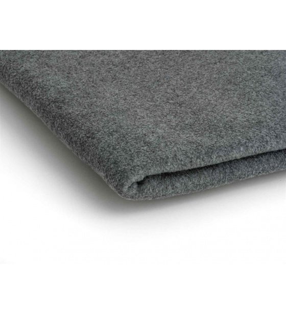 Polar fleece látka 200 g/m², šířka 150 cm, šedý melanž, metráž