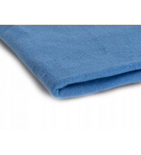 Polar fleece látka 200 g/m², šířka 150 cm, modrý, metráž