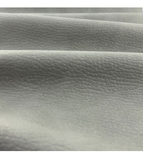 Ekokůže Largo Ash (šedá), pevná potahová látka s výraznou strukturou, metráž