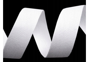 Lemovací proužek BAVLNA 10 mm barva bílá