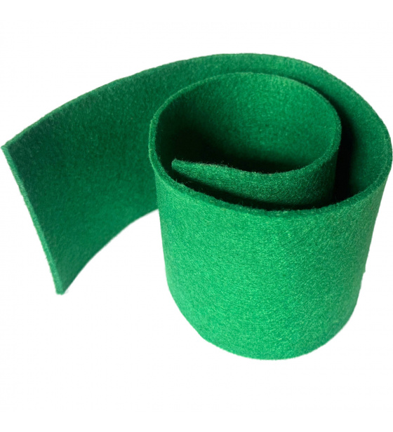 Dekorační filc 3 mm, barva Zelená, metráž 100cm 600gr