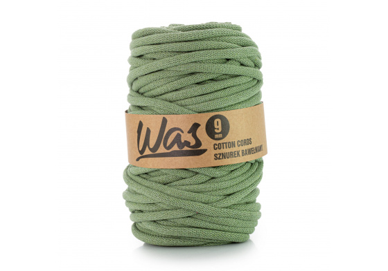 Bavlněná šňůra 9mm, 50m, pistácie 240