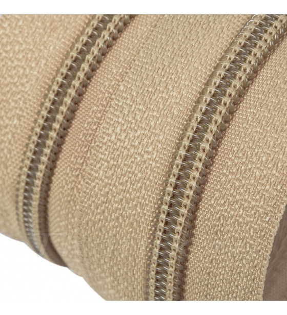 Zip spirálový Béžový 8 mm metráž