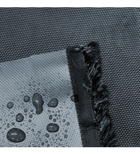Nepromokavá látka Kodura PVC zátěr 1680D, 546 g/m², šíře 150 cm, grafitová