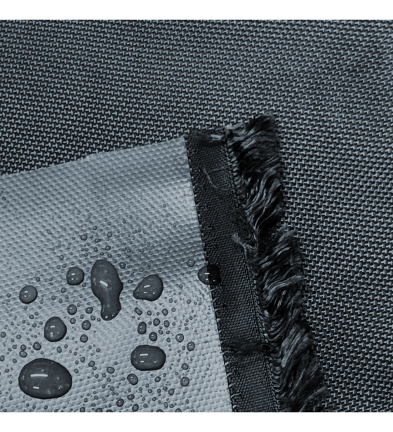 Nepromokavá látka Kodura PVC zátěr 1680D, 546 g/m², šíře 150 cm, grafitová