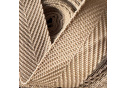 Bande ourlet polyester 25 mm  couleur Beige renforcé 25m, 1 mm