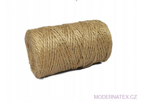 Lněný stáčený provázek 150x3 SN, 100gr, navín 220 m