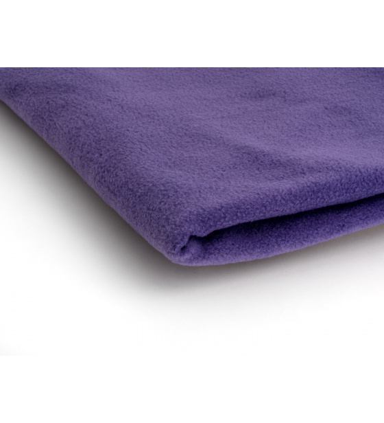 Polar fleece látka 200 g/m², šířka 150 cm, fialový, metráž