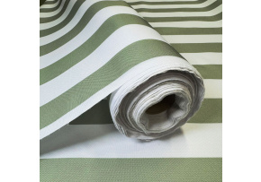 Venkovní látka na zahradní lehátka a houpací sítě, Bílo-Šedá, 5 cm