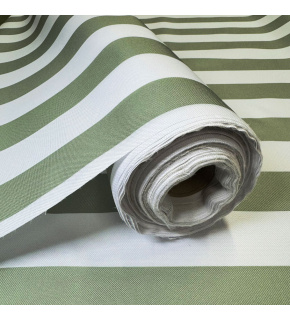 Venkovní látka Pergola (Oxford), 200 g/m², šíře 160 cm, bílo-šedé proužky 5 cm