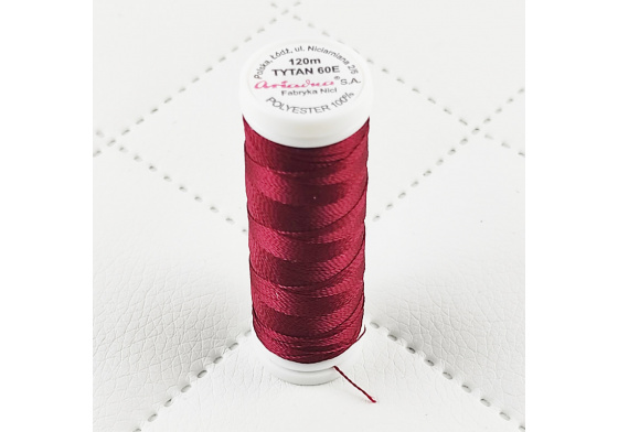 Šicí nitě TYTAN 60E 120 m bordo 2622 SMALL