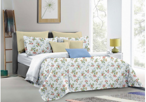 Flanelové povlečení na zip, barva Bílá, 140x200 cm