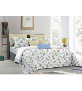 Flanelové povlečení na zip, barva Bílá, 140x200 cm