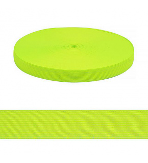 Lemovací proužek PES 20 mm barva neo žlutá