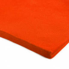 Technický filc 4 mm barva  oranžová