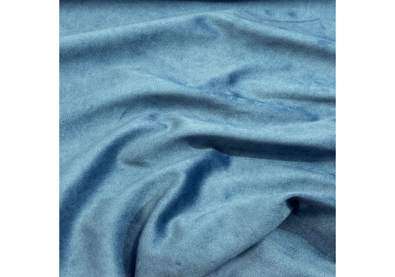 Velurová potahová látka Salvador Denim pro nábytek, metráž - Pet Proof