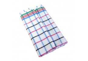 Kuchyňská utěrka 1 ks Kostička Modrá, 65x48 cm