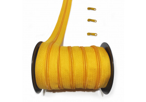 Zip spirálový žlutý 5 mm metráž
