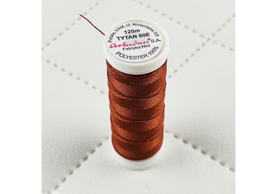 Šicí nitě TYTAN 60E 120 m hnědé 2530 SMALL