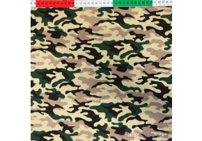 Bavlněná látka Moro Zelené