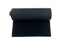Ekokoža Largo Black, poťahová látka na podklade, hrubá, metráž
