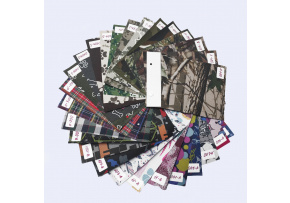 Vzorník voděodolných látek Kodura 600x300, vzory, 15x20 cm