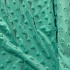 Látka minky srdička, 320 g/m², šíře 160 cm, metráž, mentolová