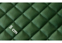 Ekokůže barva zelená prošívaná, koženka metráž