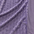 Látka minky srdička, 320 g/m², šíře 160 cm, metráž, levandule