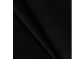 Velurová potahová látka, Velluto, Černá