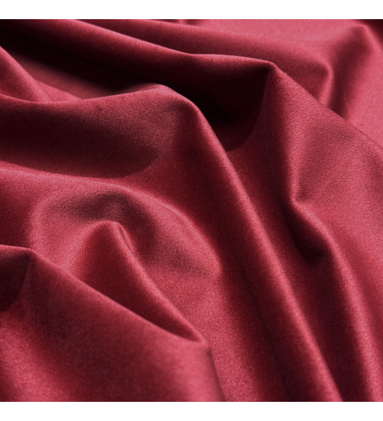 Velurová potahová látka, Velluto, Tm. Červená