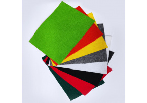 Vzorník látek, filc Dekorační 3 mm 300 gr, 15x20 cm