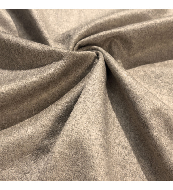 Velvet upholstery fabric, Infinity, Beige 