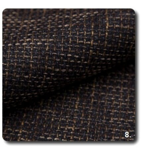 Čalounická látka, Nevada, Černo-Hnedá 1,4 m x 0,35 m