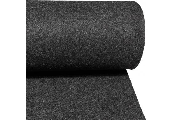 Technický filc 4 mm barva tm. šedá