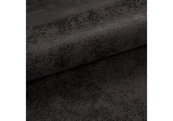 Eko kůže Madagaskar Černá, potahová měkká látka, metráž